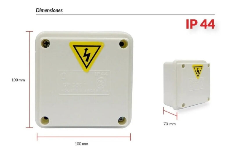 Caja Estanca De Pase P/exterior Intemperie Cctv Alarmas Sec