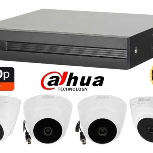 Kit Dahua Xvr 1a04 5ch Ip+hdd 1tb+4 Domos 1mpx C/audio !