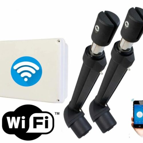 Kit Motic Domo Batiente Doble Unico Control Wifi Instalado!!