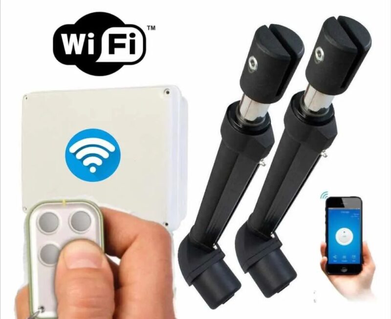Kit Motic Domo Batiente Simple + 2 Controles Remotos