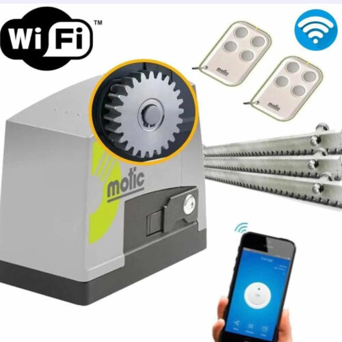 Kit Motic Rápido 600kg Compact Q7 Wifi P/portón Corredizo !